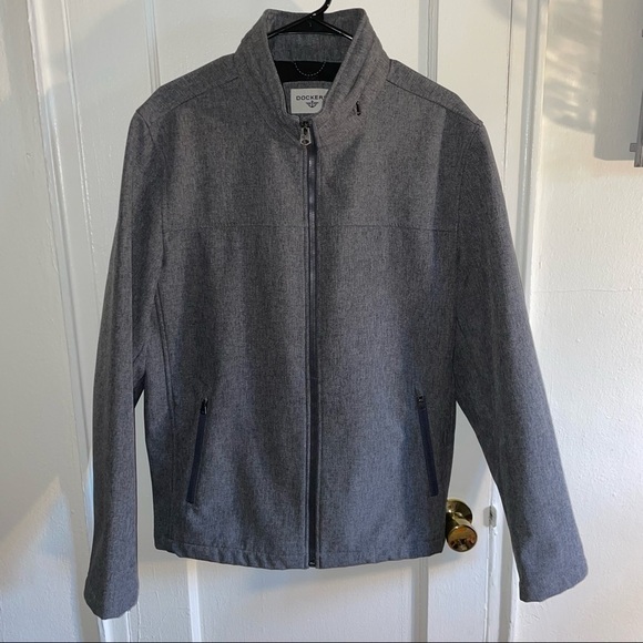 DOCKERS Soft Shell Full Zip Jacket - Picture 1 of 8